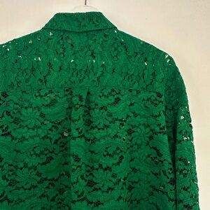 NEW Store No. 6 emerald lace lake shirt blouse no.6 la garconne XS S M L OS
